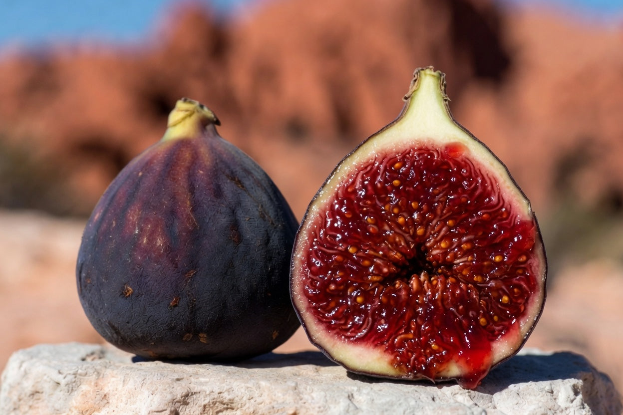 Black Madeira KK Fig Tree – Dark Sweet Portuguese Fig with Rich Flavor, Desert-Adapted Starter Plant